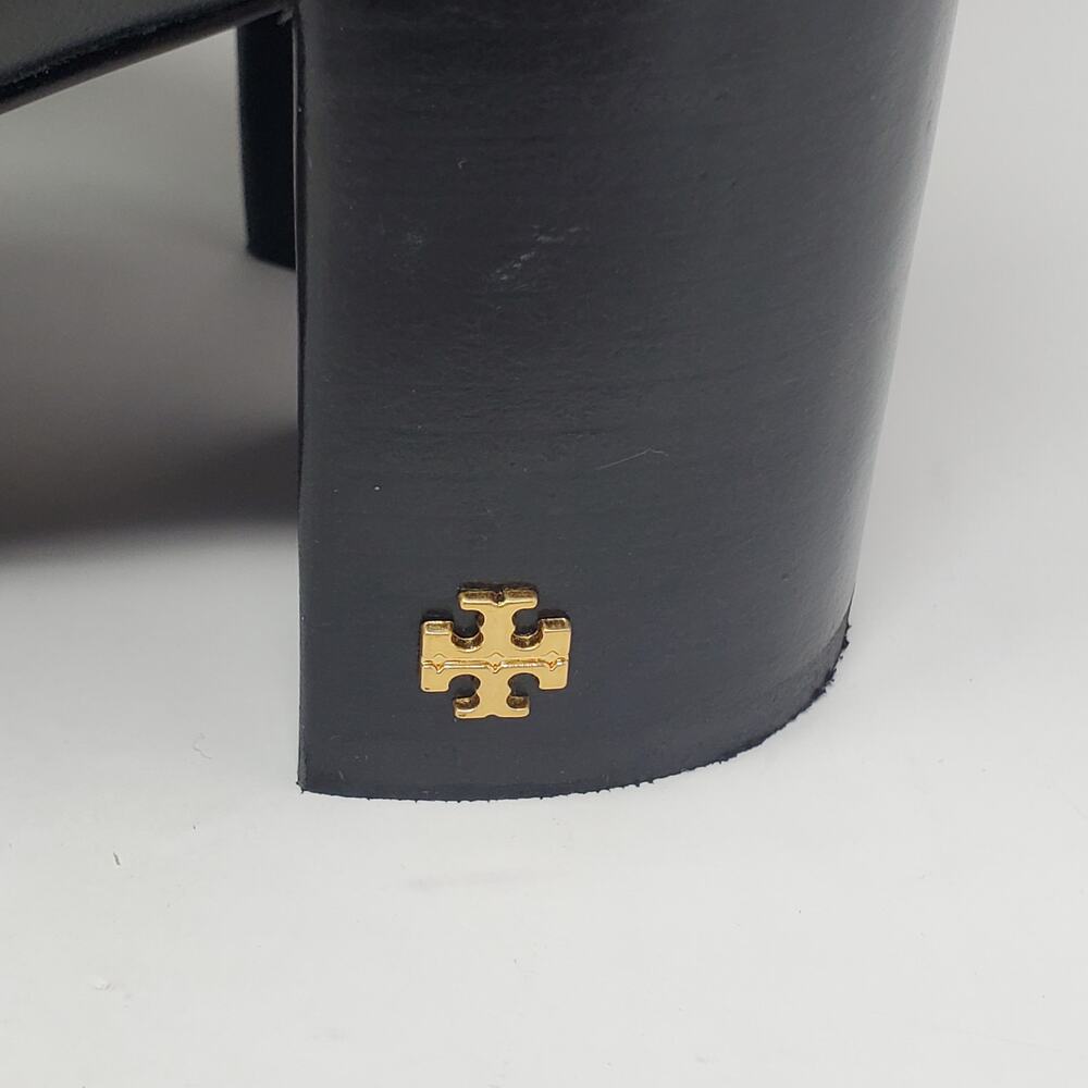 Tory Burch Brooke 70MM Ankle Bootie Calf Leather Perfect Black 46063 Size 6.5 - Picture 11 of 11